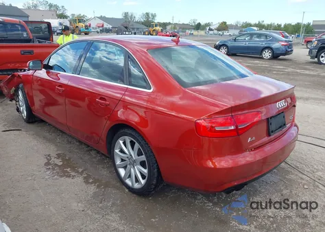 2013 Audi A4 2.0T Premium from USA, damaged, VIN WAUKFAFL3DN034986